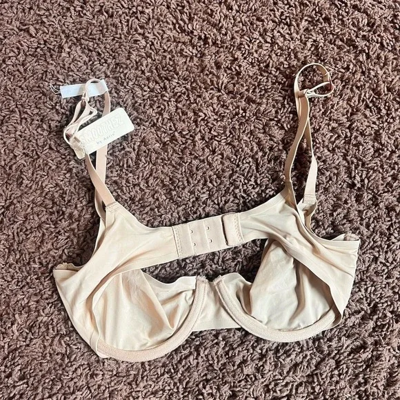 Aerie Women's T-Shirt Bra Size 32D Beige Adjustable Straps Underwired NWT - Picture 4 of 6